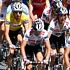 Frank et Andy Schleck pendant la seizi�me �tape du Tour de France 2008